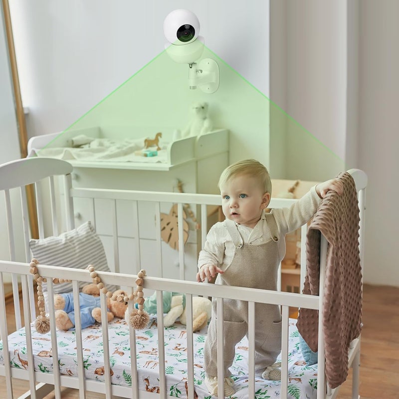 wochel Baby Monitor Wall Mount Compatible with Babysense V43HDS2V24RVBM55TXMax View Baby Monitor Adjustable Baby Monitor Holder Perfect View Angle and Easy Installation Without Drilling - Image 5