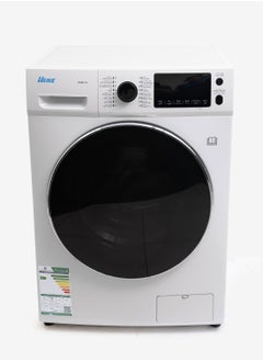 Ugine Automatic Washing Machine, Front Load, 10 KG, 100% Thermal Drying, Inverter, Energy Saving, White - UWMC10W