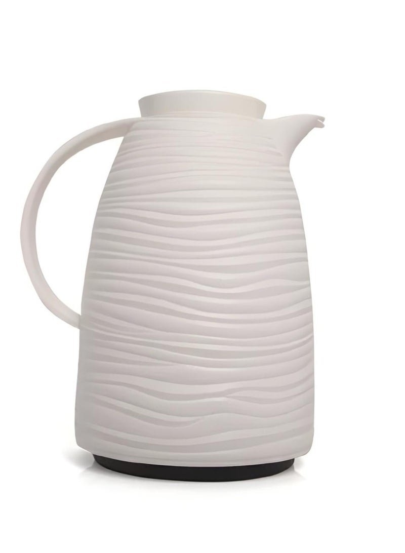 باصرة ترمس شاي وقهوة بتصميم موجة فاخر من باصرة - سعة 2 لتر - Image 2