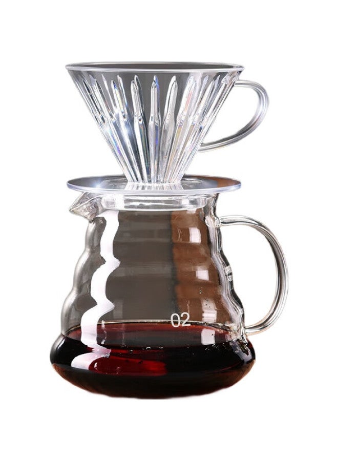 Cliton Pour-Over Coffee Dripper, Drip Coffee Maker With Filter For Home Use, 1-2 Cup Brewing Device - Image 1