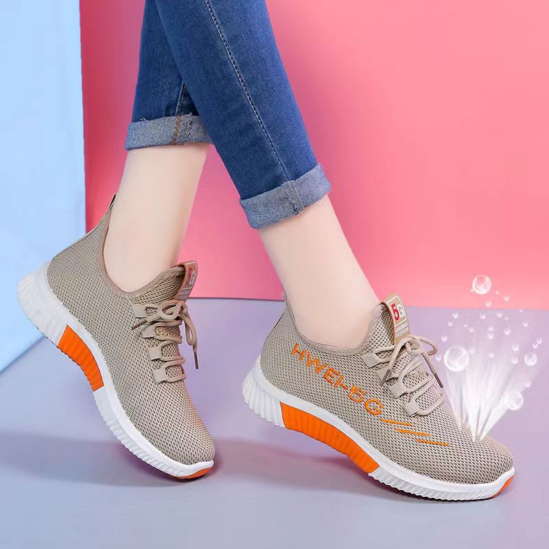 2023 Breathable Casual Womens Sports Shoes 【c05】coffee color 