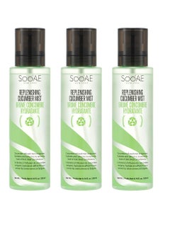 Soo'AE NEW YORK Soo'AE Replenishing Cucumber Mist, 6.76 Fl Oz (Pack of 3)  - Image 2