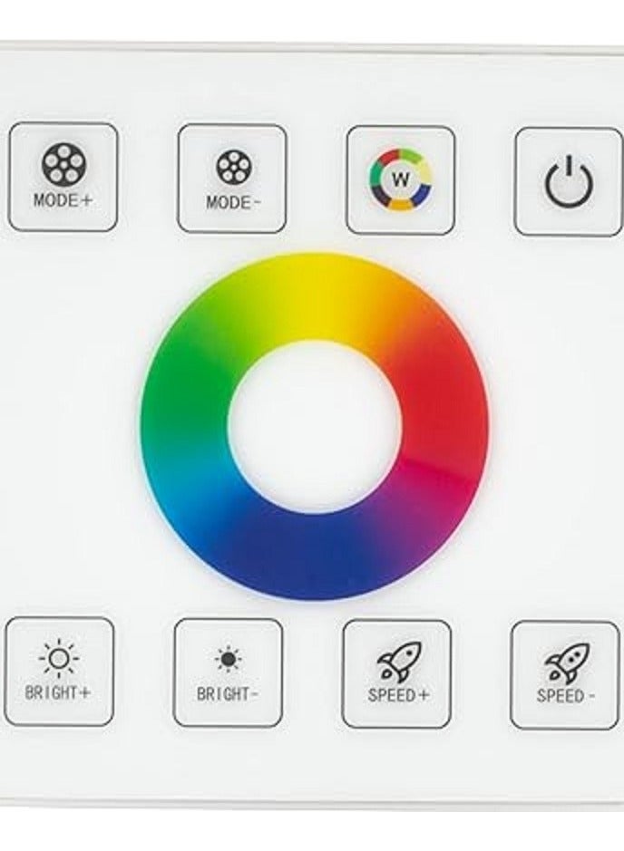 Touch Screen RF Remote Controller, 5 to 24V 25A with RGB LED Light - Image 1