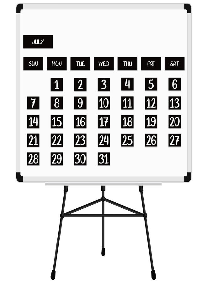 Oppaxf 50Pack Magnetic Fridge Calendar - Magnetic Days of The Week and Months Calendar with Dates Indicators for Office and Refrigerator - Image 3