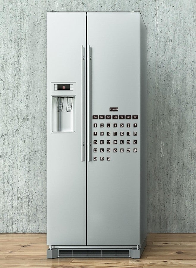 Oppaxf 50Pack Magnetic Fridge Calendar - Magnetic Days of The Week and Months Calendar with Dates Indicators for Office and Refrigerator - Image 5