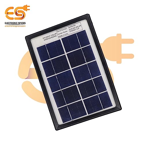 Electronicspices Electronic Spices 6V 2.5 Watt Solar Panel Rectangle Shape (21cm x 14cm) - Image 5