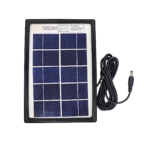 Electronicspices Electronic Spices 6V 2.5 Watt Solar Panel Rectangle Shape (21cm x 14cm) - Image 1