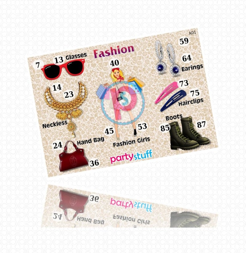 PartyStuff Tambola Housie - Fashion kukuba 6 (24 Piece) - Image 2