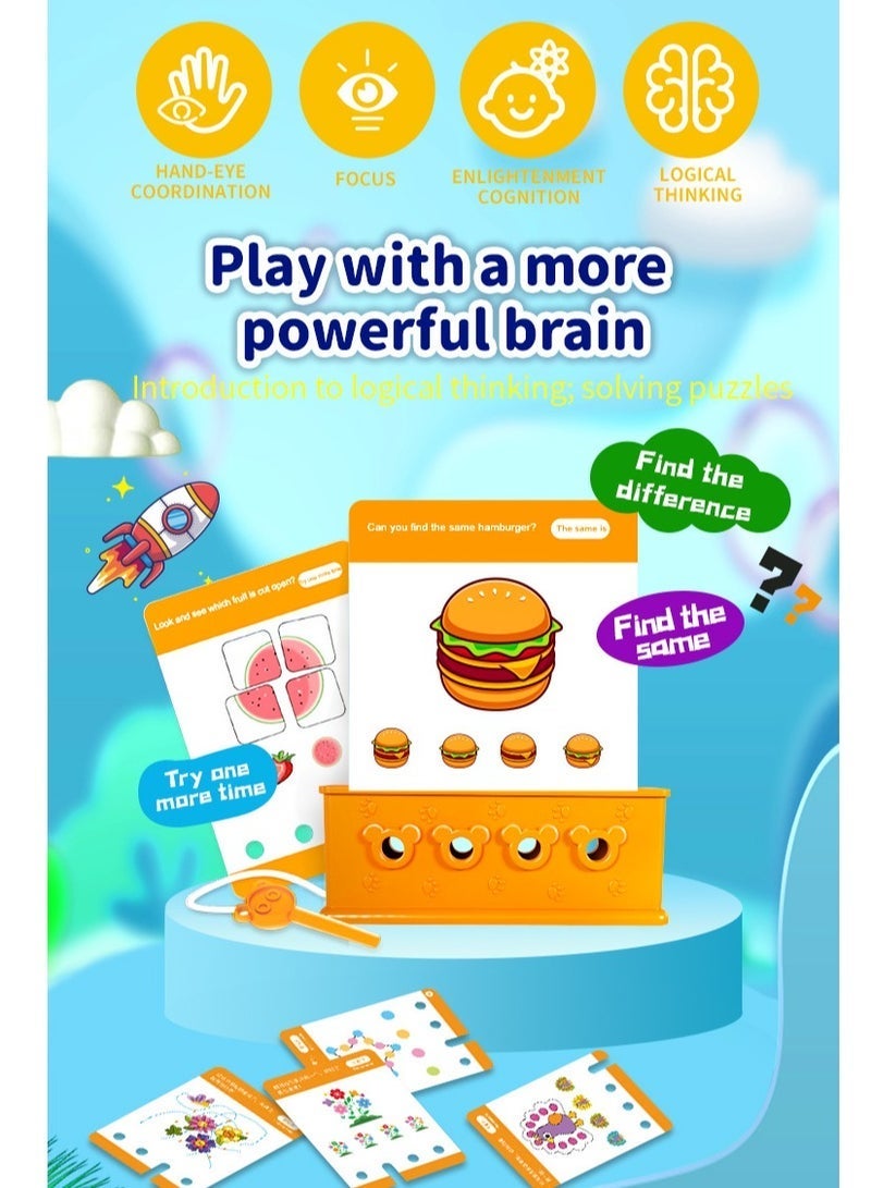 Logic Key Puzzle Game  Early Learning Toys   Montessori Toys Stage 1  For Kids 3+ - Image 1