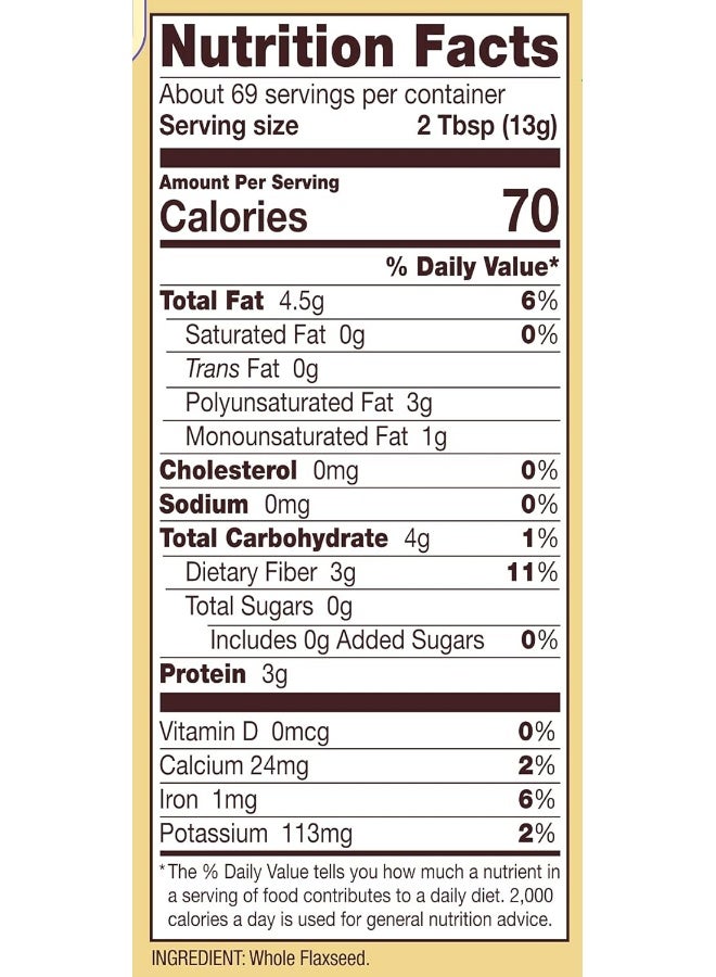 Bob's Red Mill Premium Whole Ground Flaxseed Meal - Image 4