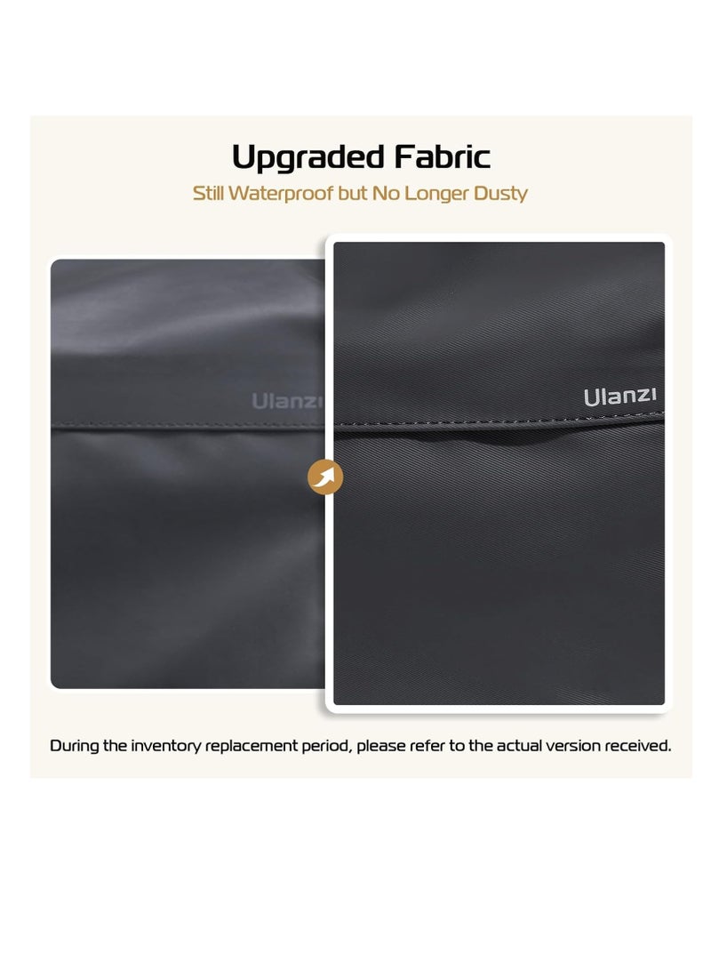 ULANZI Versatile Camera Sling & Shoulder Bag (6L) – Spacious Crossbody DSLR Travel Bag for Photography, Fits Sony, Canon & Mirrorless Cameras – Stylish, Lightweight & Portable (Black) - Image 4