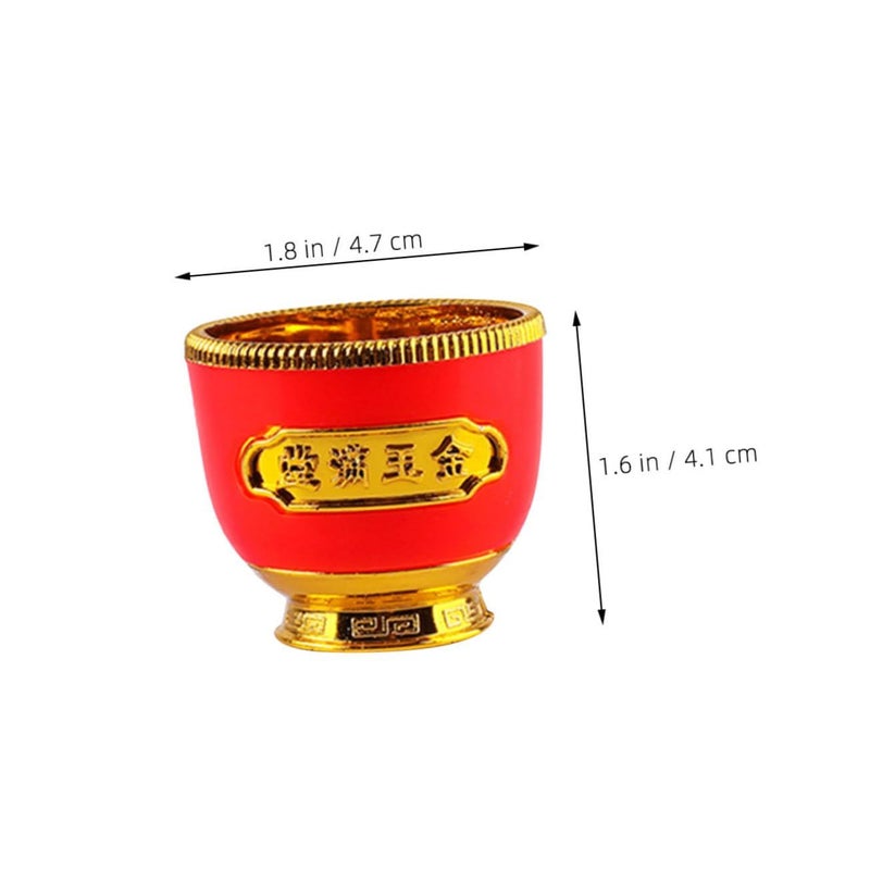 6 Pcs Holy Water Offering Cup Set Temple Bowl For Home Office Decor - Image 3