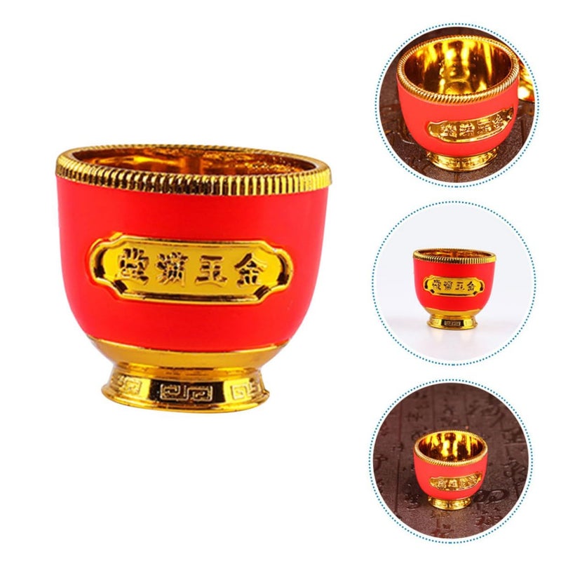 6 Pcs Holy Water Offering Cup Set Temple Bowl For Home Office Decor - Image 5