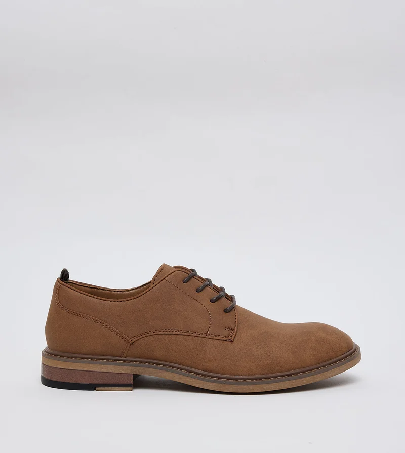 ستيف مادن Earnest Textured Lace-Up Formal Shoes