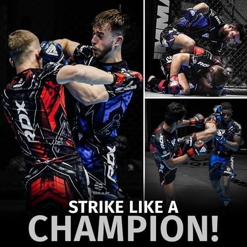 RDX IMMAF Approved Half Sleeves Compression T-Shirt Flexible Men Shirt for Competition Level and Training Sessions Red - Image 5