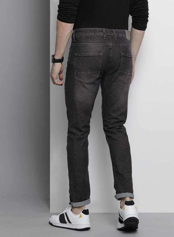 The Indian Garage Co Men Mid Rise Slim Fit Stretchable Jeans - Image 3