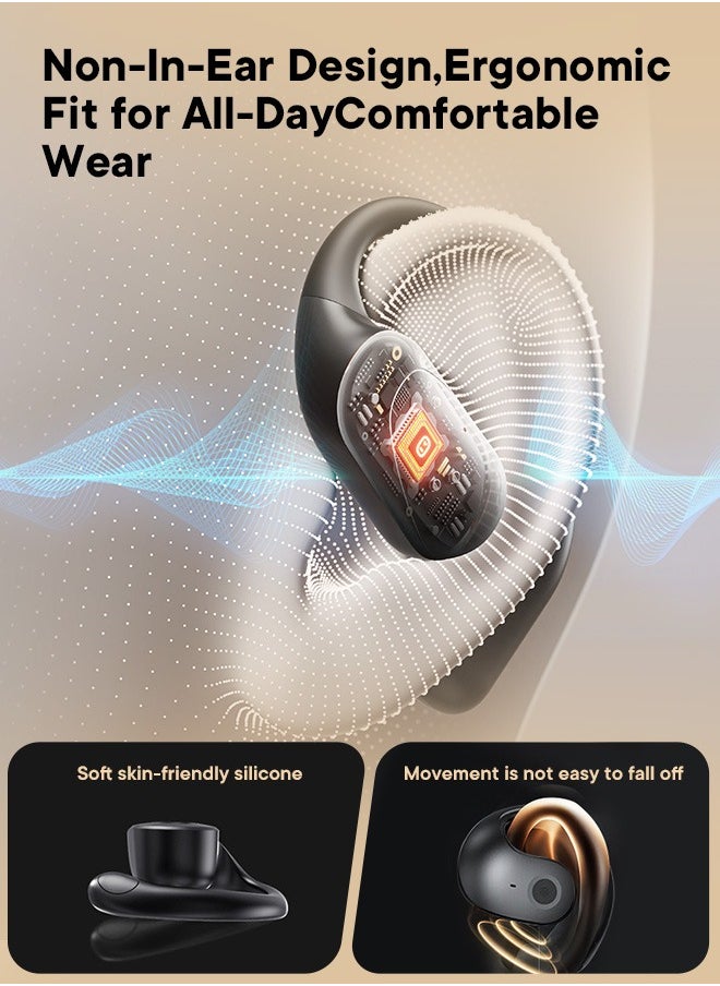 Generic - AI Translation Support Bluetooth Headphones PRO - High-Quality Wireless Earbuds - Compatible with iPhone, Android, and Computers - White - Image 1