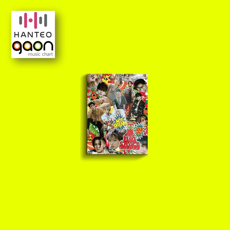 NCT Dream - Hot Sauce [Photobook Chilling ver.] (The 1st Album) [Pre Order] CD+Photobook+Folded Poster+Others with Tracking, Extra Decorative Stickers, Photocards - Image 1