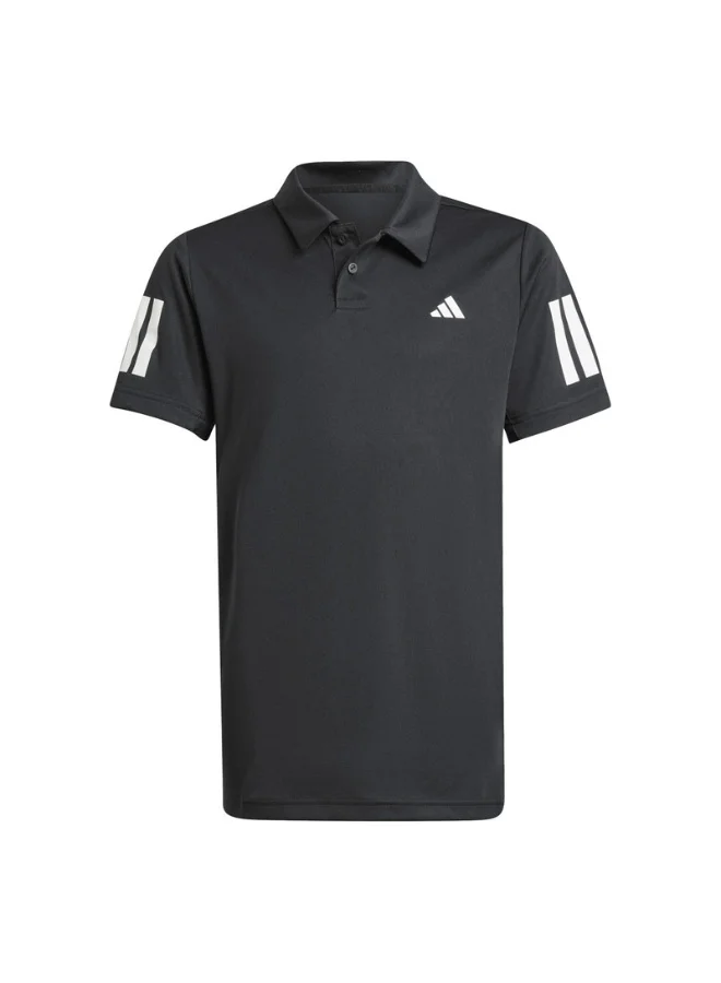 adidas قميص بولو تنس B Club 3S أسود للأطفال 5-6 سنوات