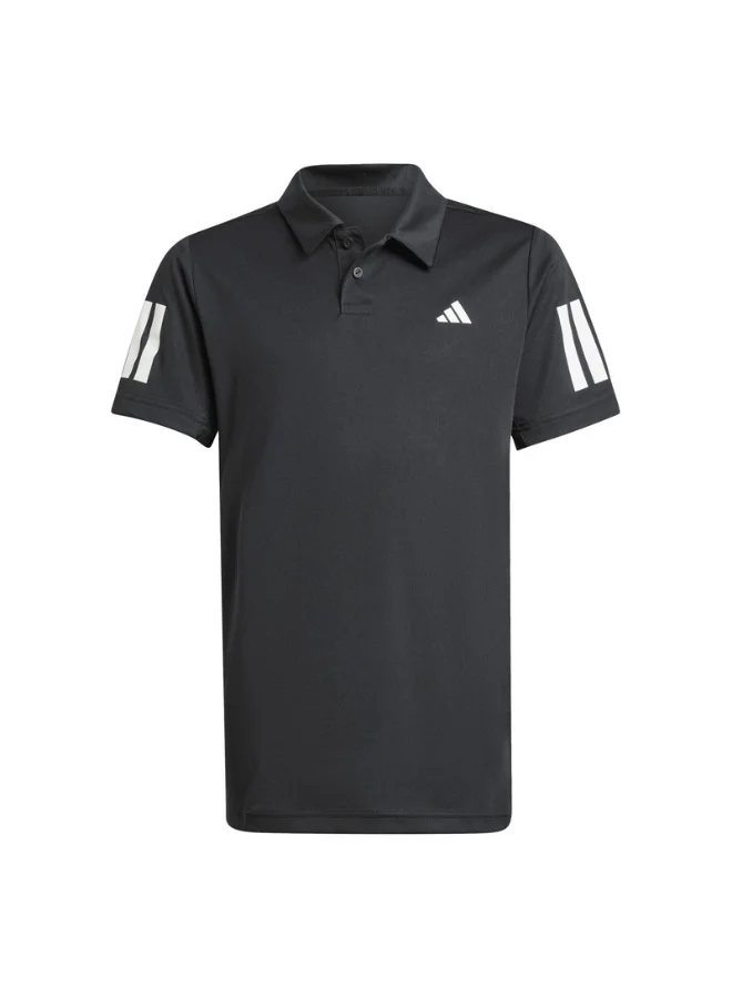 adidas قميص بولو تنس B Club 3S أسود للأطفال 5-6 سنوات