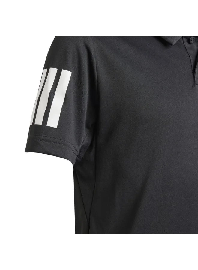 adidas قميص بولو تنس B Club 3S أسود للأطفال 5-6 سنوات