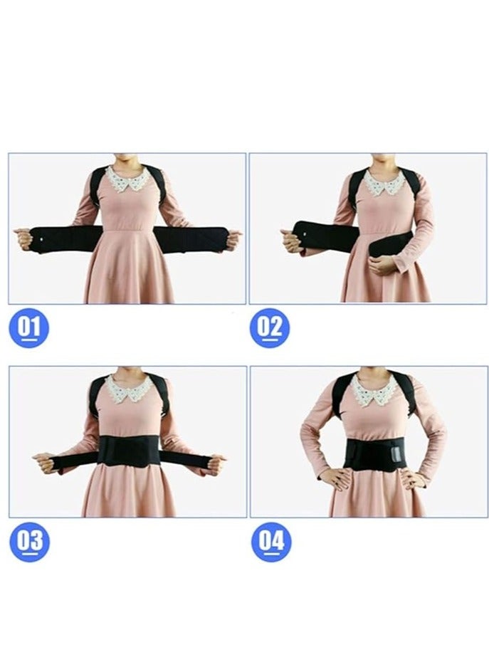 Relax Smart A Medical Corset To Correct the Curvature And Support The Back And Shoulders - Size M - Image 4