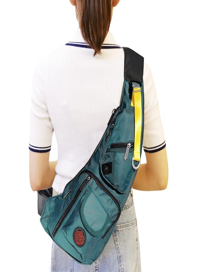 Innturt Nylon Sling Chest Bag Daypack Bicycle Travel Gym Small Backpack Blue - Image 2