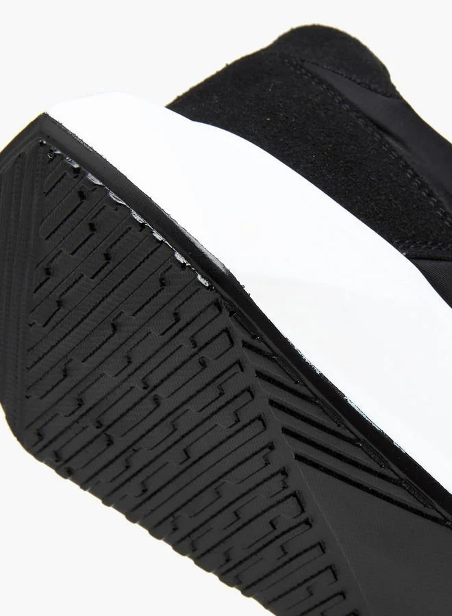 لي كوبر Men's Panelled Lace-Up Sneakers