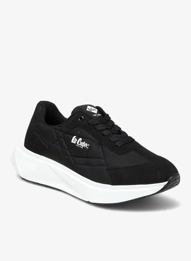 Lee Cooper Men's Panelled Lace-Up Sneakers