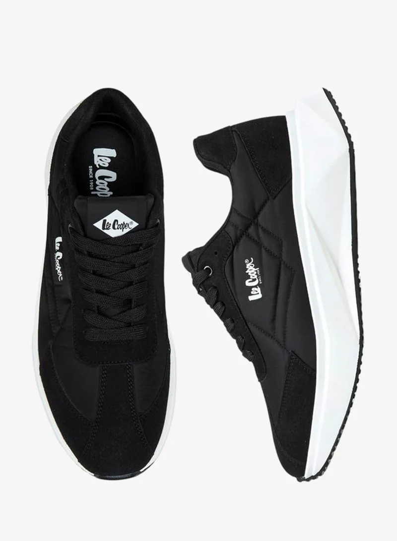 Lee Cooper Men's Panelled Lace-Up Sneakers