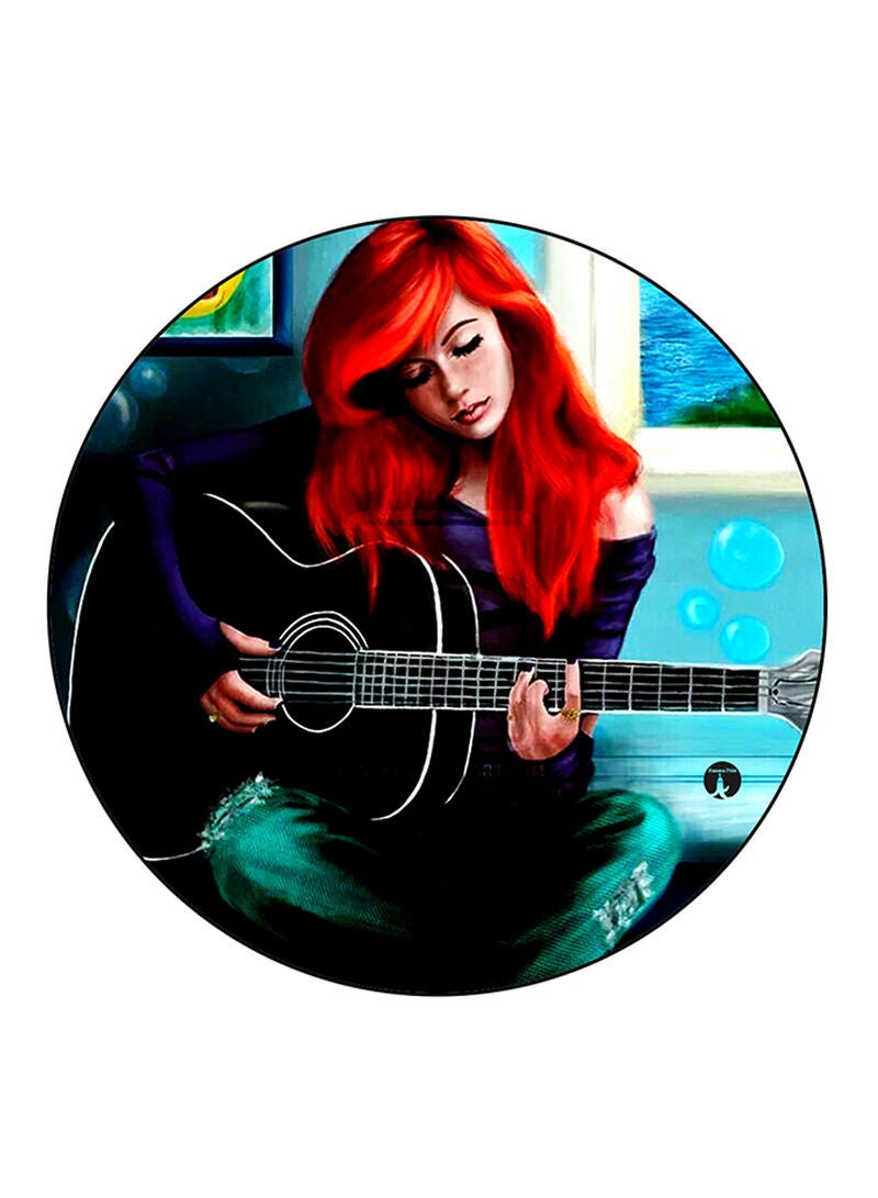 RKN Girl Printed Mouse Pad  Multicolour