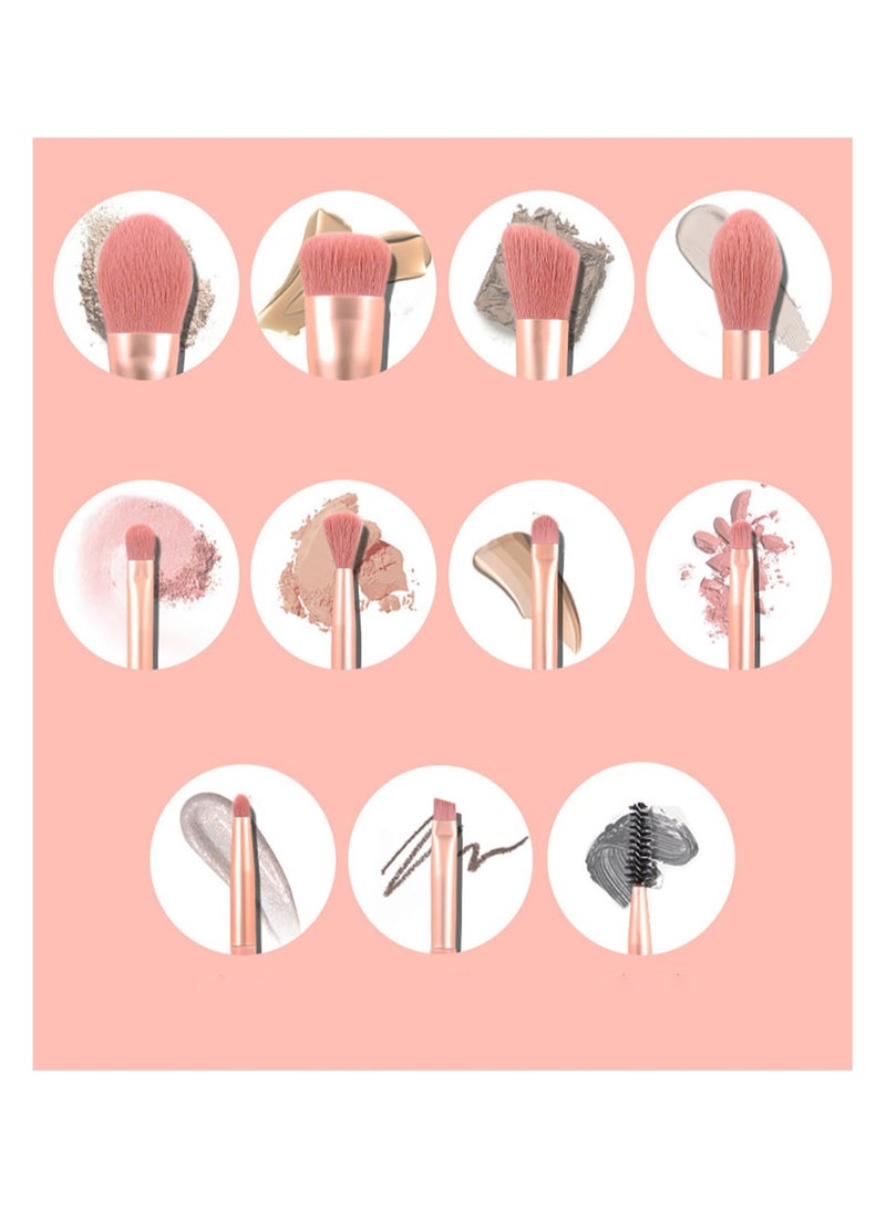 Daigiit 11-Piece Make Up Brush Set Sakura - Image 3
