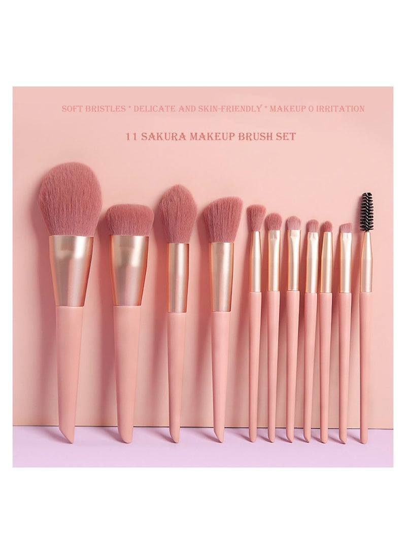 Daigiit 11-Piece Make Up Brush Set Sakura - Image 2