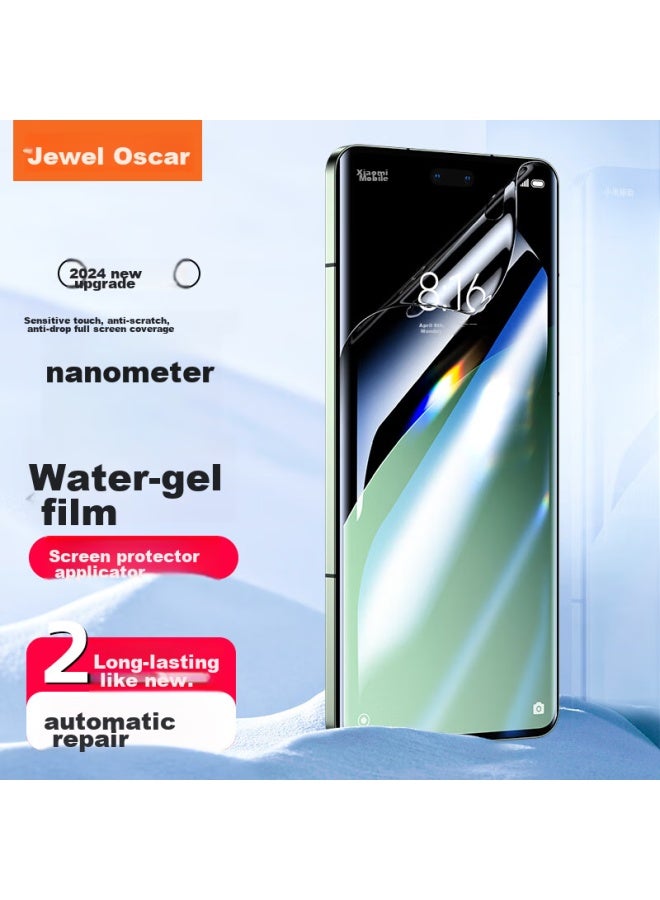 ISKA Yisika Suitable For Xiaomi Civi5pro Hydrogel Soft Film, Civi4pro Phone Screen Protector, High-definition Non-tempered Anti-scratch Anti-fingerprint Full Adhesive Protection Jm965 - Image 1