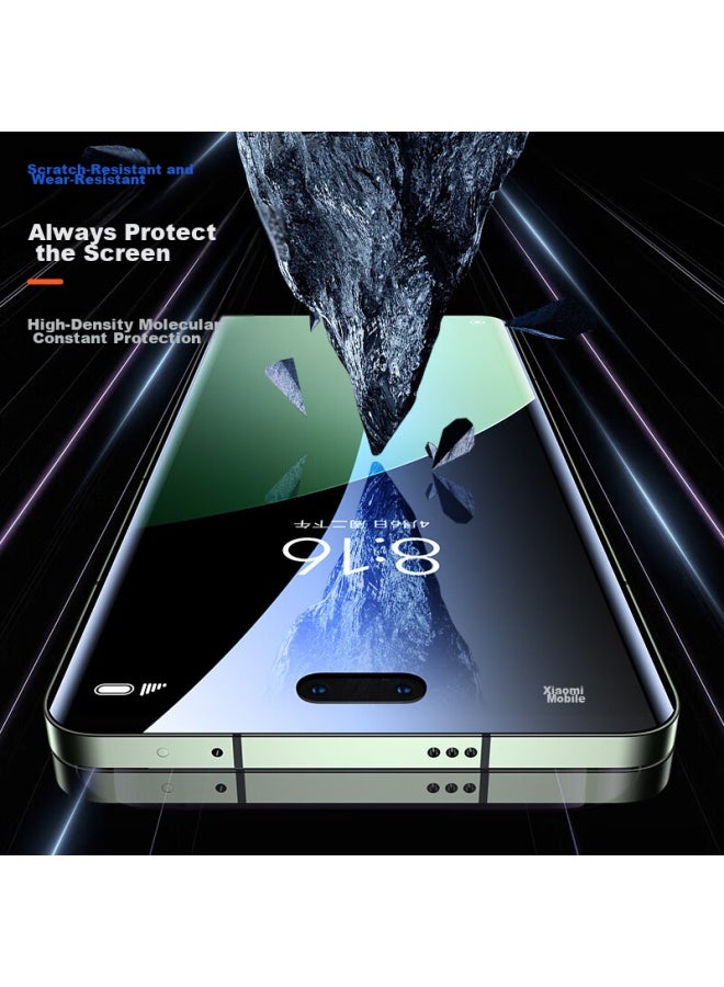 ISKA Yisika Suitable For Xiaomi Civi5pro Hydrogel Soft Film, Civi4pro Phone Screen Protector, High-definition Non-tempered Anti-scratch Anti-fingerprint Full Adhesive Protection Jm965 - Image 2