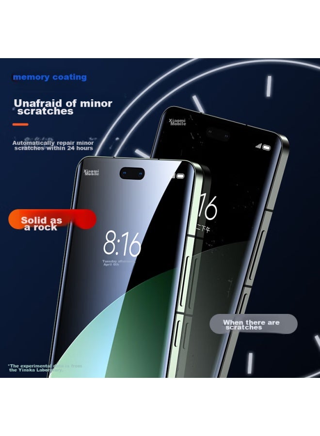 ISKA Yisika Suitable For Xiaomi Civi5pro Hydrogel Soft Film, Civi4pro Phone Screen Protector, High-definition Non-tempered Anti-scratch Anti-fingerprint Full Adhesive Protection Jm965 - Image 3