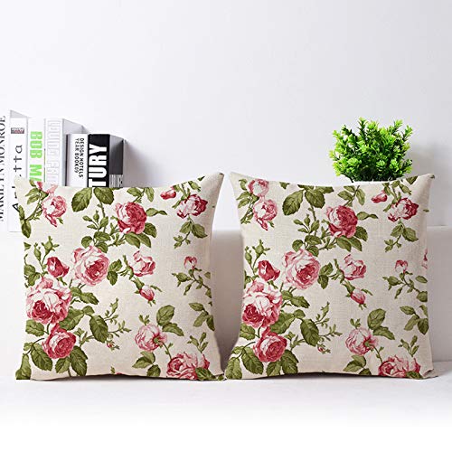 The Purple Tree Ethnic Printed Jute Cushion Covers (16x16 inch, Pack of 2) Cushion Covers, Jute Cushion Covers, Sofa Cushion Covers, Diwali Cushion Cover LR211 - Image 4