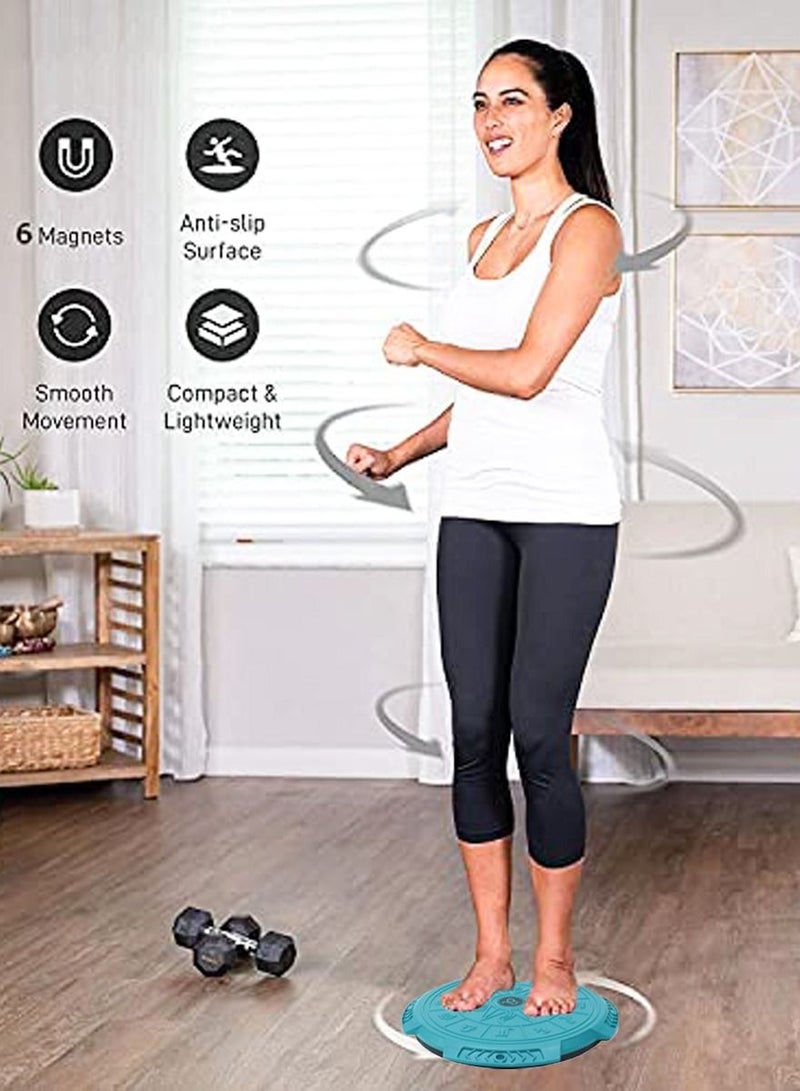 ISHWAZ Waist Twisting Disc For Efficiently Burning Fat Slimming Exercise And Enhancing Waist and Abdominal Strength Rotated Board Foot Massage Relaxation Fitness Equipment, Make Your Body Attractive And Fit - Image 2