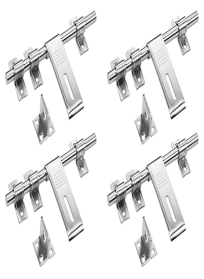 RAB Aldrop Stainless Steel for Main Doors (Code:- RV ALD 12" DOT, Size:- 2mm Full Gage, Pack of 4) - Image 1