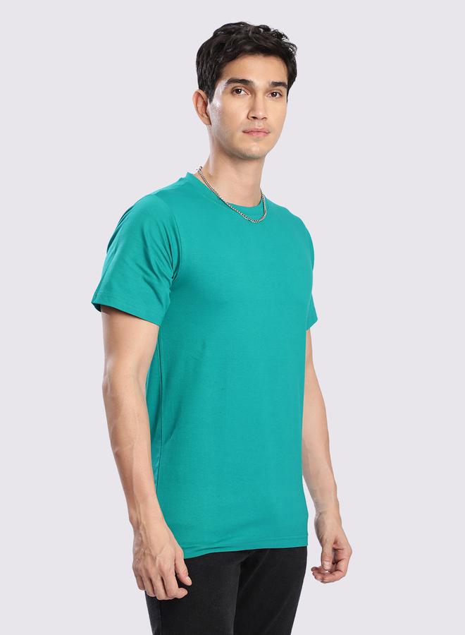 تايك تو تيشيرت رجالي قطن ليكرا أخضر بقصة ضيقة من بيني كلييد - Image 3