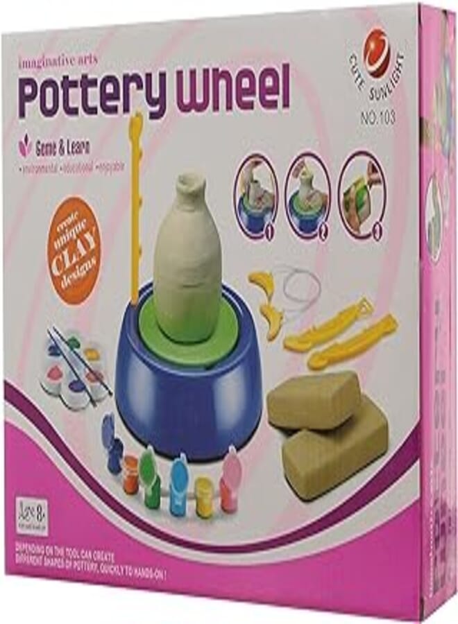 Cute Sunlight Pottery Wheel Toy