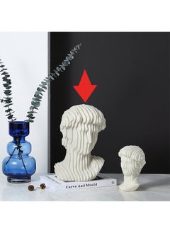 ebarza White Resin Abstract David Sculpture - Large Fc-Sz2130A  - Image 1