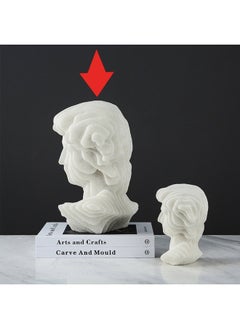 ebarza White Resin Abstract David Sculpture - Large Fc-Sz2130A  - Image 3