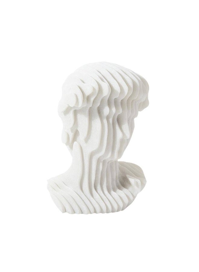 ebarza - White Resin Abstract David Sculpture - Large Fc-Sz2130A - Image 1