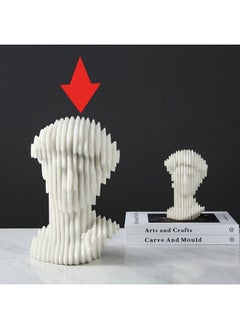 ebarza White Resin Abstract David Sculpture - Large Fc-Sz2130A  - Image 4