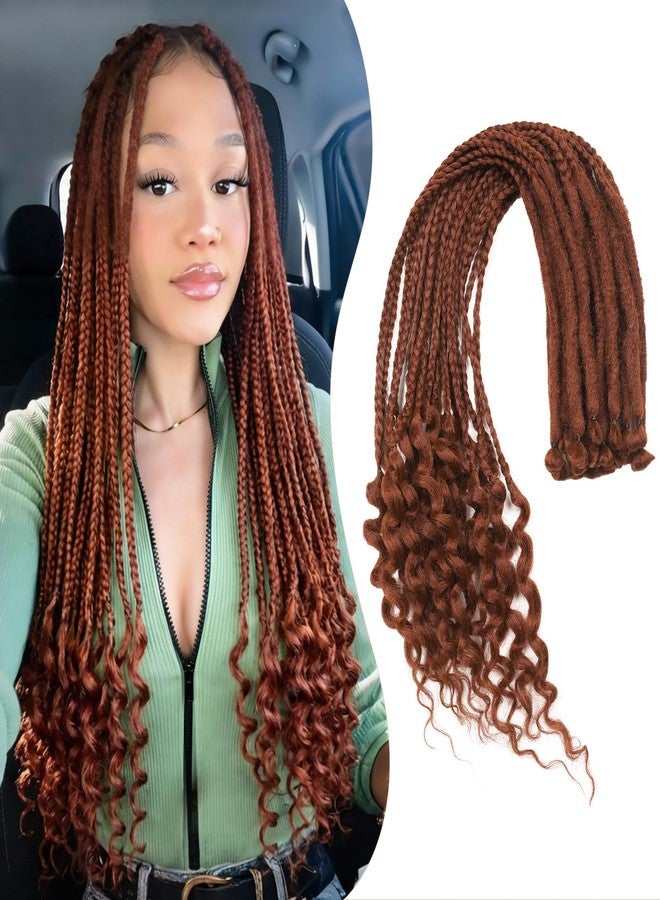 LADY MIRANDA 26 Inch 20 Strands Synthetic Dreadlock Extensions Crochet Braids with Hook 3 in 1 Design Dreads Extensions Easy to Install Crochet Braiding Hair for Women(350#) - Image 1
