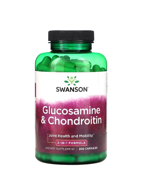 Swanson, Glucosamine & Chondroitin, 200 Capsules