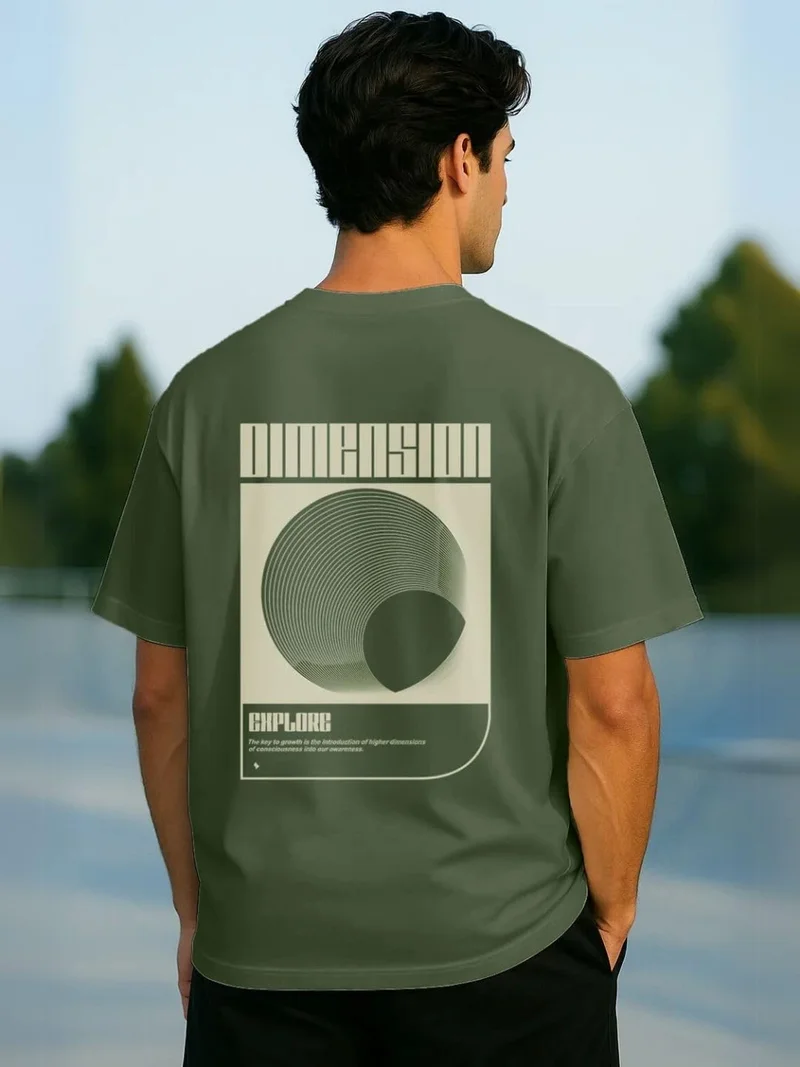 NOBERO  Men's Oversized Graphic T-Shirt for Men | Best Price UAE