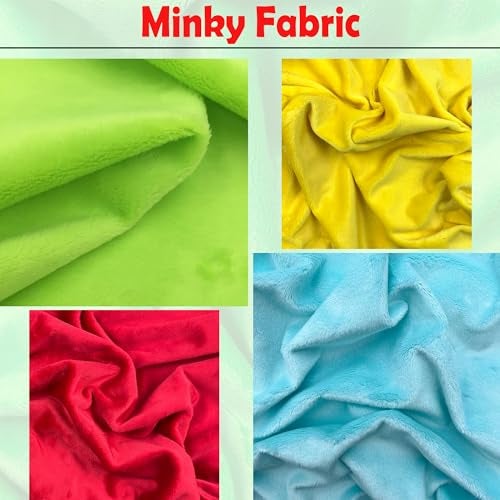 Barcelonetta | Minky Fabric | Plush, Super Soft, Cuddle | Solid Minky | by The Yard | 60" Wide | Baby Blanket, Change Station Cover, Pillow, Scarf, Beanie (Ivory, 1 Yard) - Image 2