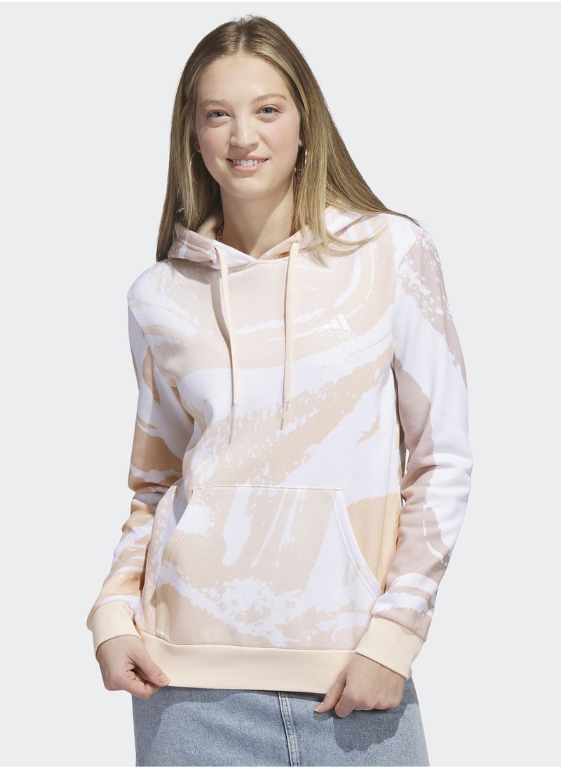 Adidas - Luxe Aop Hoodie - Image 1